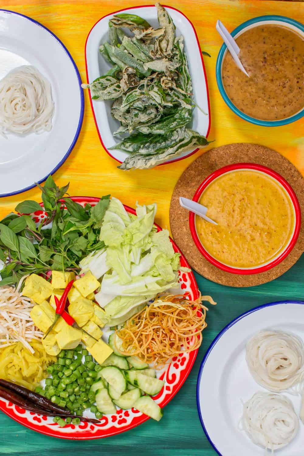 Vegan Thai noodles supper club
